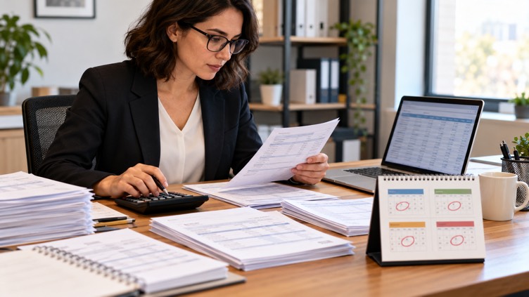 Quarterly payroll records for Form 941 reporting