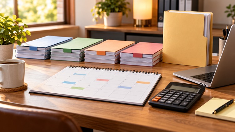 Form 940 and Form 941 tasks organized on one payroll calendar
